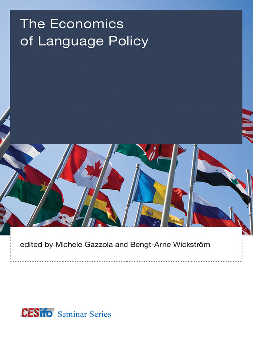 Title details for The Economics of Language Policy by Michele Gazzola - Wait list